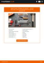 Como mudar e ajustar Casquilho de apoio barra estabilizadora AUDI A8: tutorial pdf