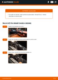 Cum să efectuați înlocuirea: Lamela stergator Renault Clio 2 1.2 (BB0A, BB0F, BB10, BB1K, BB28, BB2D, BB2H, CB0A,...