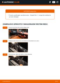 Kako izvesti menjavo: Metlica brisalnika stekel Clio II Hatchback (BB, CB) 1.2 (BB0A, BB0F, BB10, BB1K, BB28, BB2D, BB2H, CB0A,...