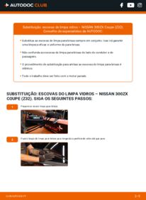 Como realizar a substituição de Escovas do Limpa Vidros 3.0 Twin Turbo Nissan Z32