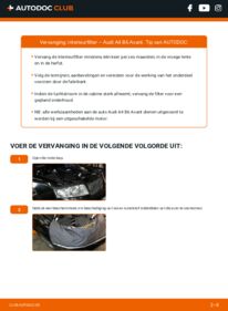 Vervangen: Interieurfilter 1.9 TDI Audi A4 B6 Avant