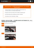 Xantia Hatchback (X2) 2.0 HDI 109 Stikla tīrītāja slotiņa: kā nomainīt? Pakāpeniskas rokasgrāmatas