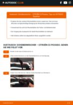 Schritt-für-Schritt-Anleitung im PDF-Format zum Scheibenwischer-Wechsel am CITROËN C3 Picasso