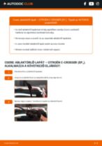 CITROËN C-Crosser SUV 2020 javítási és kezelési útmutató pdf