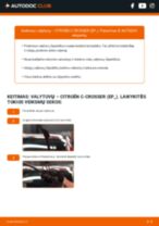 CITROËN C-Crosser SUV 2020 remonto ir priežiūros instrukcija