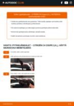 Vaiheittainen PDF-opas: kuinka vaihtaa CITROËN C4 Coupe (LA_) -mallin Pyyhkijänsulat