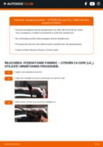 Montare Lamela stergator CITROËN C4 Coupe (LA_) - tutoriale pas cu pas