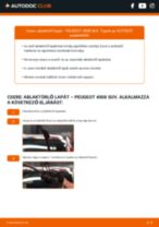 Kezelési kézikönyv pdf: 4008 SUV 1.6 HDi