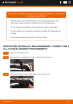 Cómo cambiar Escobilla delanteras y traseras PEUGEOT 2008 II (U_) - manual en línea
