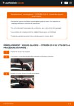 Comment changer Balai d'essuie-glace Citroën C5 Break - manuel en ligne