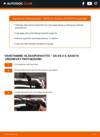 Kuidas välja vahetamist läbi viia: DS DS 4 II PureTech 130 Pesurikumm