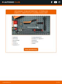 Vervanging uitvoeren: Stabilisatorstang 1.6 HDi 90 Citroen DS3 Cabrio