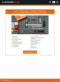 Kā veikt nomaiņu: 1.2 PureTech (2RHNZB, 2RHNZW, 2RHNPX, 2RHNPJ) Citroen C3 Aircross 2 Bremžu diski