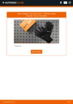 DIY FORD change Fan belt tensioner - online manual pdf