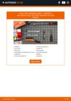 DIY-manual for utskifting av Bremseklosser i CITROËN C2 2017