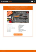Online εγχειρίδιο για να αλλάξετε Καπό μηχανής / εξαρτήματα / ηχομόνωση σε PEUGEOT 306 (7B, N3, N5)