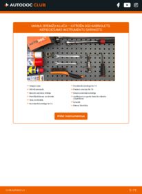 Kā veikt nomaiņu: 1.6 HDi Citroen DS3 Cabrio Bremžu Kluči