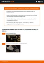 Kabinenluftfilter-Erneuerung beim TOYOTA PRIUS Hatchback (NHW20_) - Griffe und Kniffe