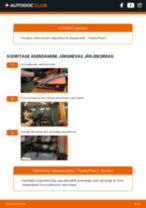 TOYOTA PRIUS Hatchback (NHW20_) Klaasipuhasti harjad vahetus - nõuanded ja nipid