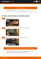 Mudar Escovas do Limpa Vidros dianteiro e traseiro TOYOTA PRIUS Hatchback (NHW20_): guia pdf