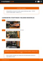 Bytte Vindusviskere foran og bak TOYOTA HILUX VIII Platform/Chassis (_N1_): handleiding pdf