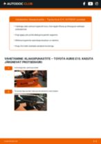 Kuidas paigaldada Klaasipuhasti autole TOYOTA PREVIA / ESTIMA