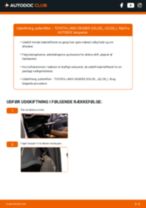 Trin-for-trin PDF-tutorial om skift af Toyota Verso-S 120D Kileribberemssæt