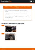 Den professionelle guide til udskiftning af Viskerblade på din TOYOTA KLUGER (_MCU2_, _ACU2_) 3.3 4WD (MCU28_)