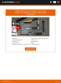 Ako vykonať výmenu: Brzdové Platničky na C70 II Cabrio (542) 2.4 D5