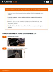 Jak provést výměnu: Kabinovy filtr Auris Hatchback (E15) 1.4 D-4D (NDE150_)