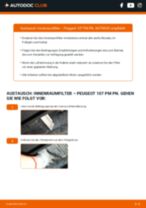 Installation von Motor Kolben PEUGEOT 107 - Schritt für Schritt Handbuch