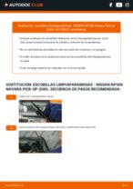 La guía profesional para realizar la sustitución de Filtro de Combustible en tu Nissan Navara d40 Pick-up 2.5 dCi 4WD (D40TT, D40T, D40M, D40BB)