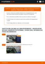 Tutorial de reparación y mantenimiento de NISSAN NP300 Navara Camión de plataforma / Chasis (D40) 2020