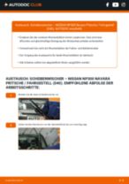 NISSAN NAVARA Platform/Chassis (D40) Flachbalkenwischer wechseln: Handbücher und Ratschläge