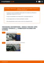 Advies en uitleg voor het vervangen van het Achterruitenwisser van de RENAULT MASTER I Platform/Chassis (P__)