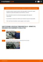 Sostituzione Spazzole tergicristallo anteriore e posteriore INFINITI FX: pdf gratuito