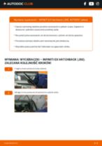 Profesjonalny poradnik wymiany produktu Klocki Hamulcowe w Twoim samochodzie INFINITI EX 3.0 d