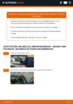 Tutorial de reparación y mantenimiento de NISSAN Tiida Hatchback (C11) 2009