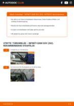 Hur byter jag Vindrutetorkare på min M35 III (Y50) 3.5 X? Steg-för-steg-guider