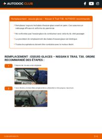 Comment effectuer un remplacement de Essuie-glace 2.2 dCi 4x4 Nissan X-Trail T30