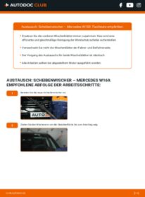 Anleitung: Mercedes W169 Scheibenwischer vorne wechseln - Anleitung und  Video Tutorial