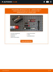 Vervanging uitvoeren: Brandstoffilter 2.3 D NISSAN VANETTE CARGO Box (HC 23)