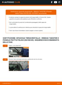Sostituzione di Tergicristalli Renault Master 2 Camion pianale 2.5 dCi 120