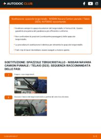 Sostituzione di Tergicristalli Nissan Navara Camion pianale 2.3 dCi 4x4