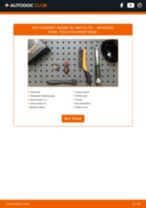MERCEDES-BENZ CLC change Thermostat : guide pdf