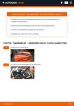 Den professionella guiden för att byta Torkarblad på din Mercedes W245 B 180 CDI 2.0 (245.207)