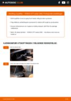 PDF med trinn for trinn-veiledning for bytte av HONDA CITY Saloon (GM) Kupefilter