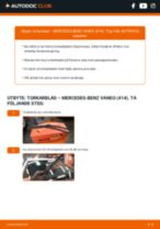 DIY-manual för byte av Torkarblad i MERCEDES-BENZ VANEO
