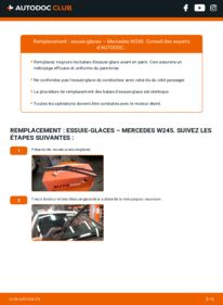 Comment effectuer un remplacement de Essuie-glace B 180 CDI 2.0 (245.207) Mercedes W245