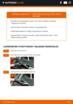 Bytte Vindusviskere foran og bak FORD FIESTA Box (FVD): handleiding pdf